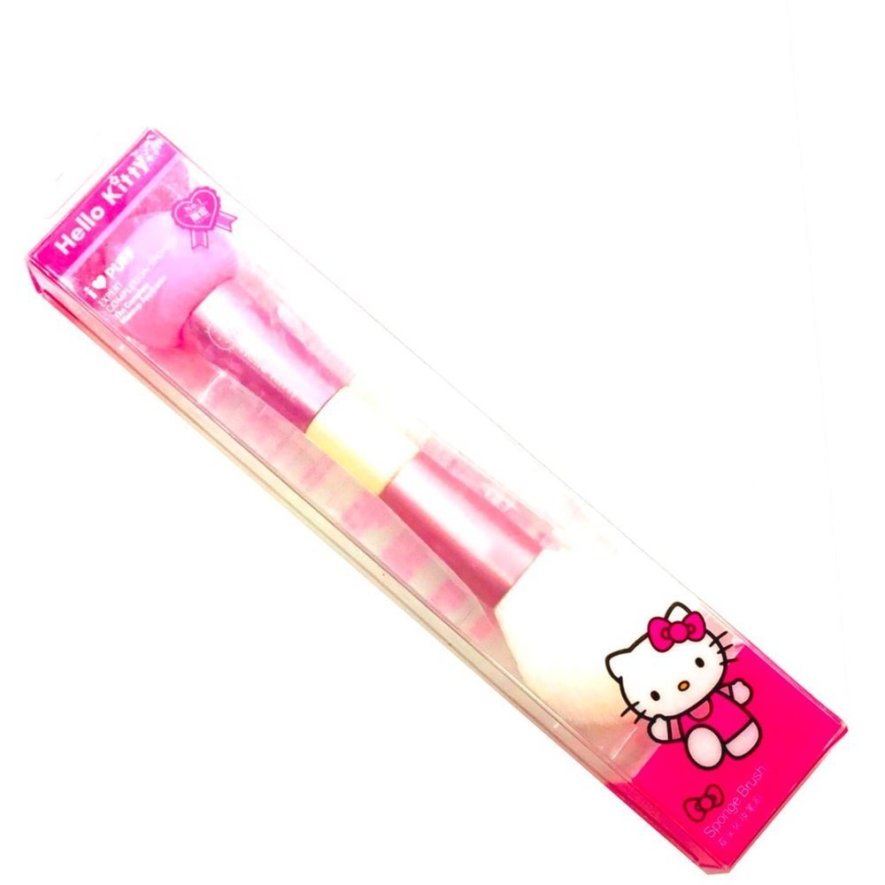 Hello Kitty Make-up Sponge & Powder Brush Dbl Ends